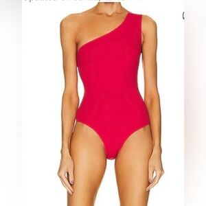 Eres One-Shoulder Red Swimsuit